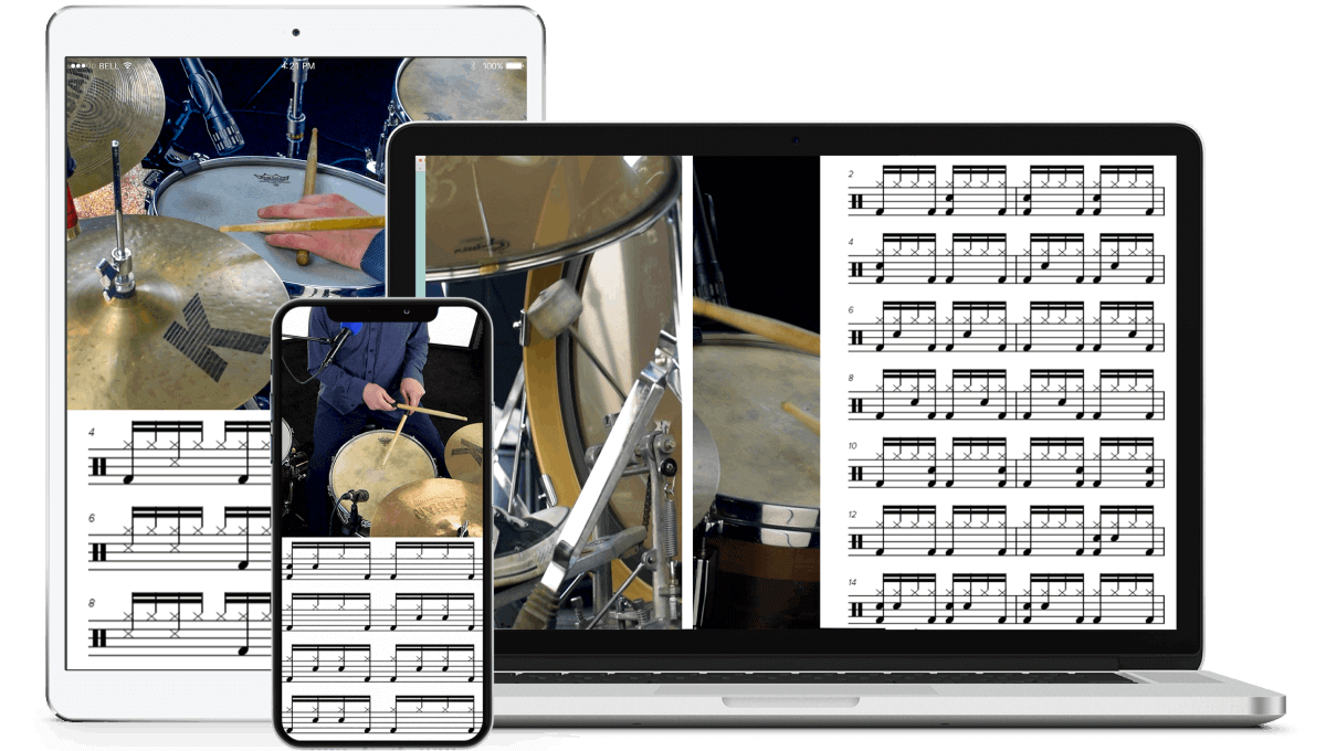 Learn Brazilian Drum Kit With Interactive On-Screen Notation